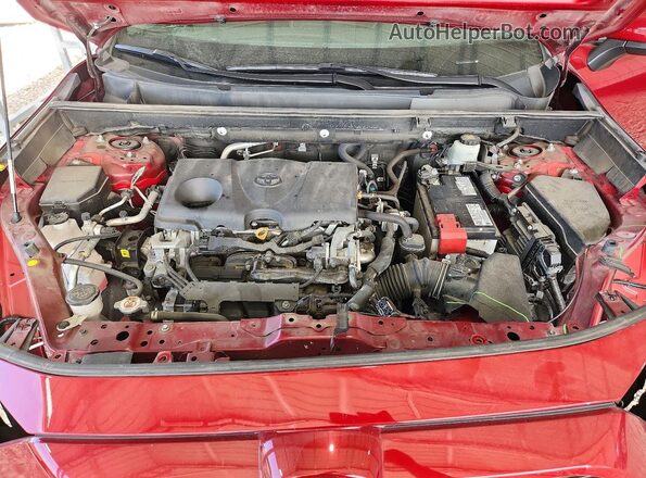 2T3G1RFV2MW229171 2021 TOYOTA RAV4 Red ძრავის განყოფილების ხედი