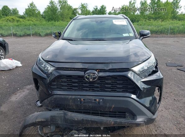 2T3G1RFV3MW163990 2021 TOYOTA RAV4 Black Вид задньої частини салону