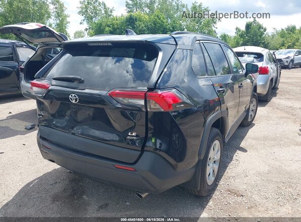 2T3G1RFV4KW011374 2019 TOYOTA RAV4 Black Հետևի աջ