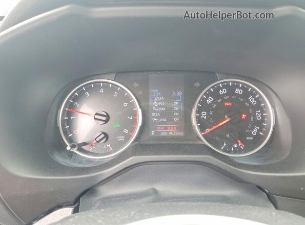 2T3G1RFV4MC252825 2021 TOYOTA RAV4 Black Widok zestawu wskaźników