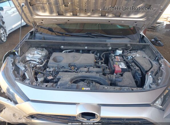 2T3G1RFV5KC056938 2019 TOYOTA RAV4 Silver უკანა ხედი