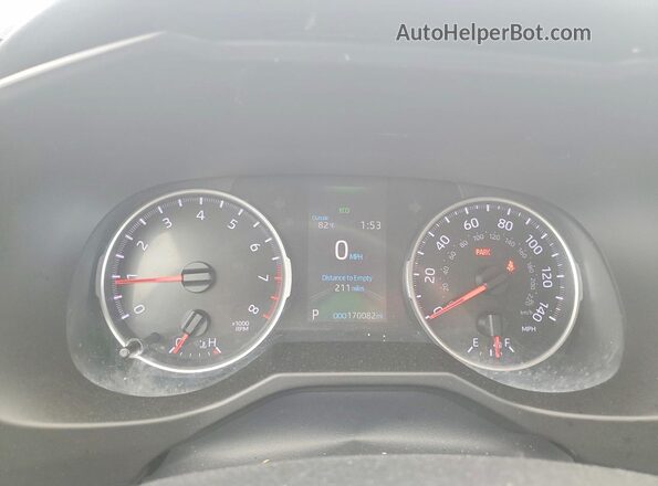 2T3G1RFV6KC010289 2019 TOYOTA RAV4 Белый Вид щитка приборов