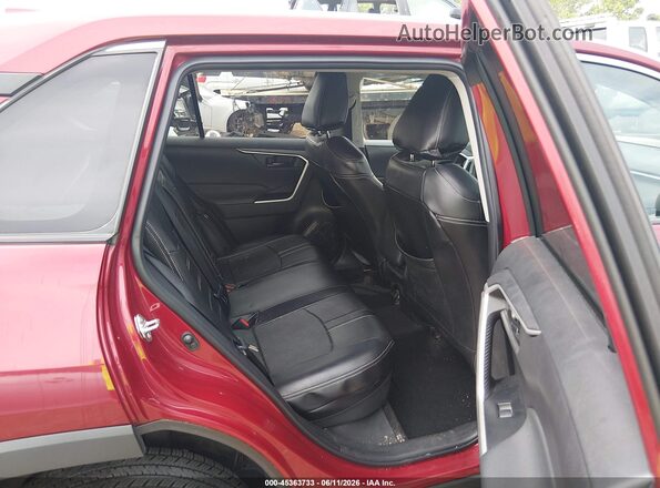 2T3G1RFV7NW293787 2022 TOYOTA RAV4 Maroon VIN კოდის სტიკერის ხედი