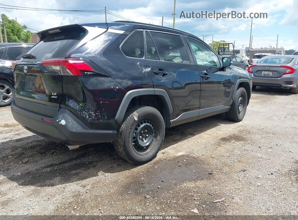 2T3G1RFV8KW014231 2019 TOYOTA RAV4 Black Задня права чверть