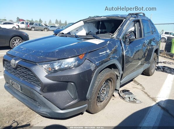 2T3G1RFV8LW098763 2020 TOYOTA RAV4 Black წინა მარცხენა ხედი სამი მეოთხედიდან