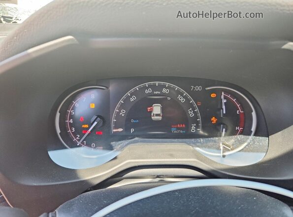 2T3G1RFV8PW339503 2023 TOYOTA RAV4 White Instrument cluster view