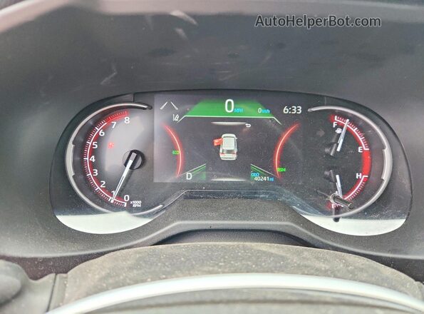 2T3G1RFVXRW421414 2024 TOYOTA RAV4 Red Вид щитка приладів