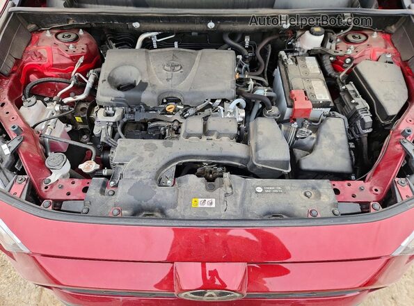 2T3G1RFVXRW421414 2024 TOYOTA RAV4 Red Вид задньої частини салону