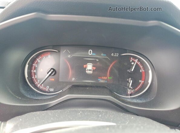2T3G1RFVXSW532888 2025 TOYOTA RAV4 Black Вид щитка приладів