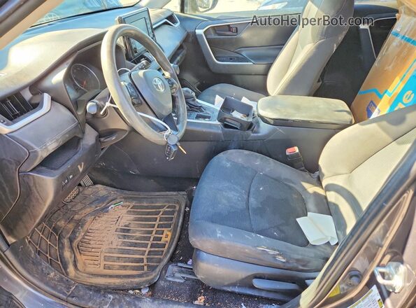 2T3H1RFV0KW009335 2019 TOYOTA RAV4 Gray წინა სალონის ხედი