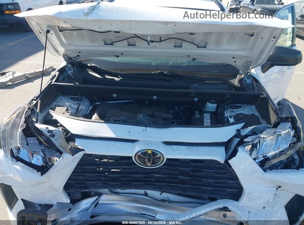 2T3H1RFV0KW018570 2019 TOYOTA RAV4 White Widok z tyłu