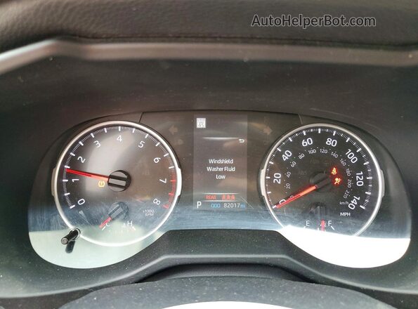 2T3H1RFV0LC068288 2020 TOYOTA RAV4 Gray Սարքավորումների վահանակի տեսք