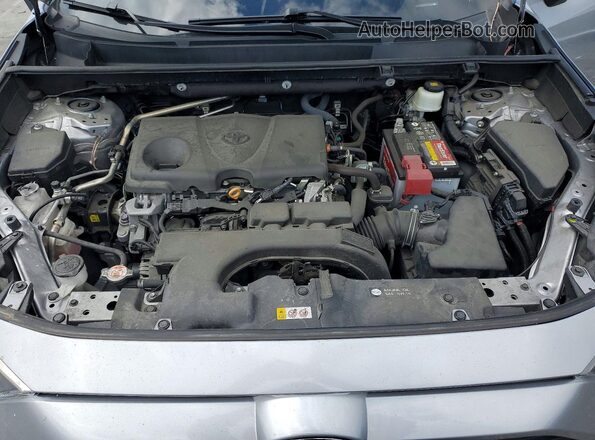 2T3H1RFV0MC147848 2021 TOYOTA RAV4 Silver Widok komory silnika