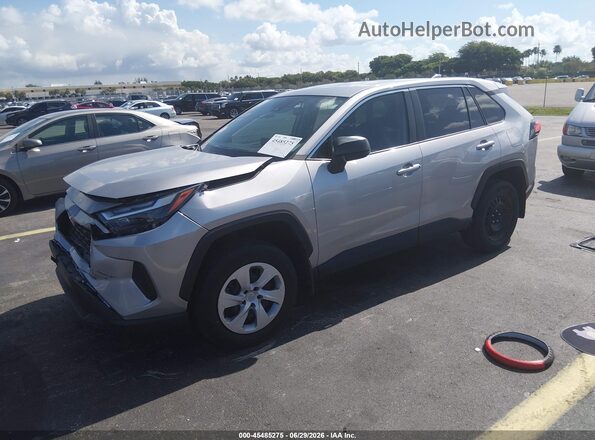 2T3H1RFV0RC280584 2024 TOYOTA RAV4 Silver წინა მარცხენა ხედი სამი მეოთხედიდან