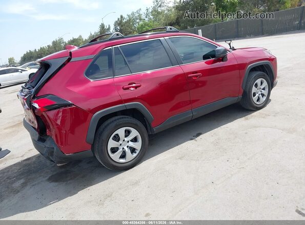 2T3H1RFV1KW019324 2019 TOYOTA RAV4 Красный Задняя правая четверть