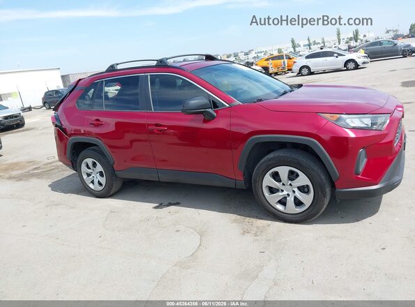 2T3H1RFV1KW019324 2019 TOYOTA RAV4 Красный Панорамный вид салона 360°