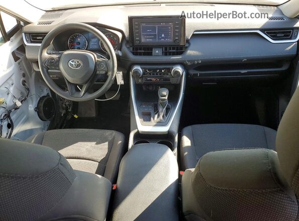 2T3H1RFV1KW036138 2019 TOYOTA RAV4 White Առջևի վահանակի տեսք