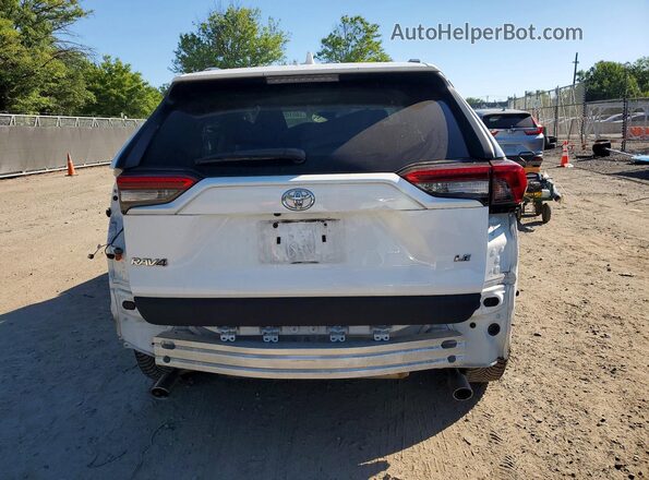 2T3H1RFV1KW036138 2019 TOYOTA RAV4 White Հետևի տեսք