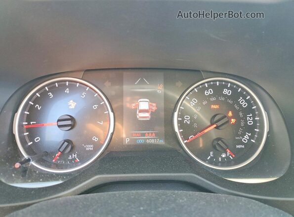 2T3H1RFV1KW036138 2019 TOYOTA RAV4 White Սարքավորումների վահանակի տեսք