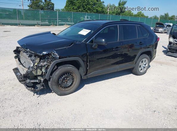 2T3H1RFV1KW037211 2019 TOYOTA RAV4 Black წინა მარცხენა ხედი სამი მეოთხედიდან