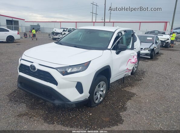 2T3H1RFV1NC181699 2022 TOYOTA RAV4 White Առջևի ձախ երեք քառորդ տեսարան