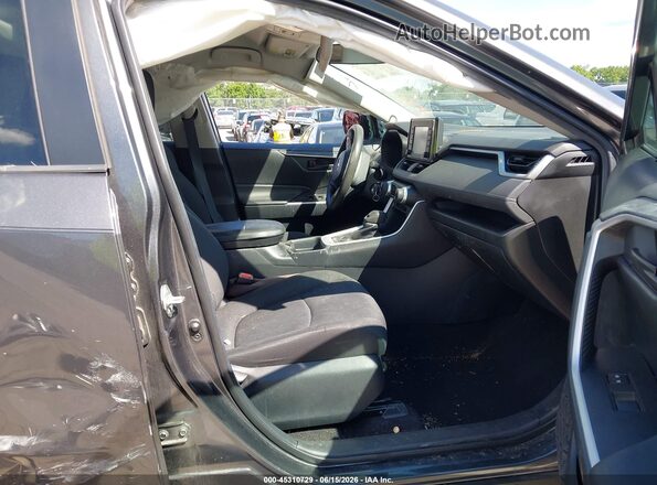 2T3H1RFV2KC029491 2019 TOYOTA RAV4 Gray Widok wnętrza z przodu