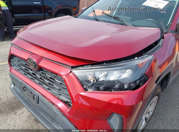 2T3H1RFV2KW012589 2019 TOYOTA RAV4 Red Вид спереду