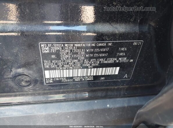 2T3H1RFV2MC150024 2021 TOYOTA RAV4 Черный Вид подкапотного пространства
