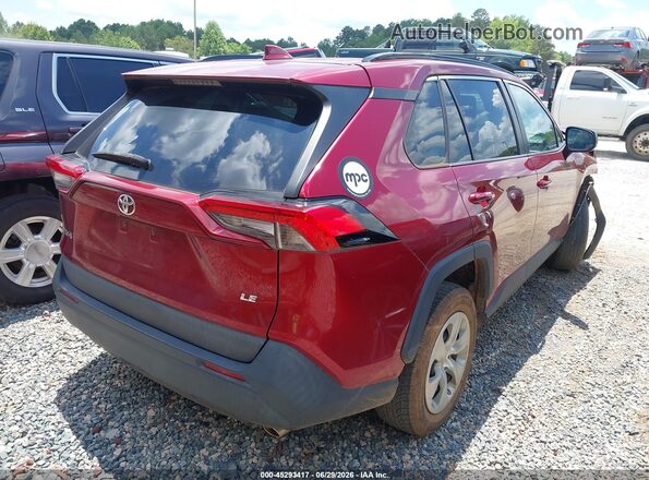 2T3H1RFV2MW136574 2021 TOYOTA RAV4 Red Задня права чверть
