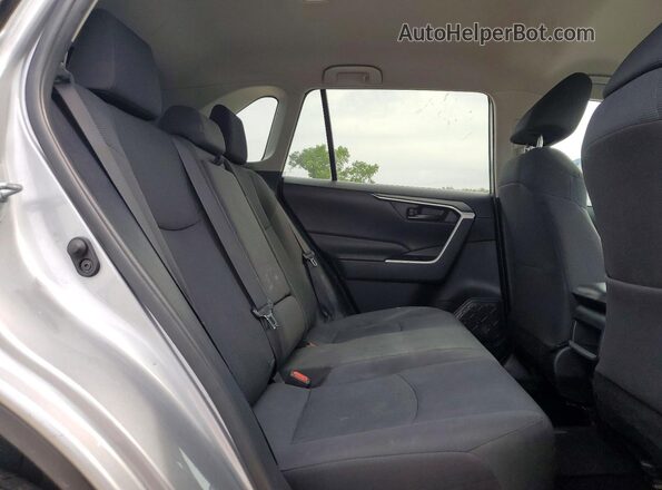 2T3H1RFV2MW137062 2021 TOYOTA RAV4 Gray უკანა სალონის ხედი