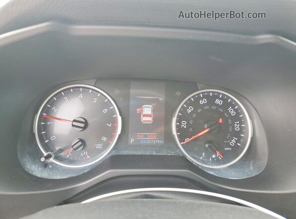 2T3H1RFV2MW137062 2021 TOYOTA RAV4 Gray ხელსაწყოთა პანელის ხედი
