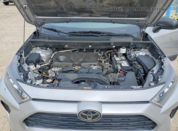 2T3H1RFV2MW137062 2021 TOYOTA RAV4 Gray ძრავის განყოფილების ხედი