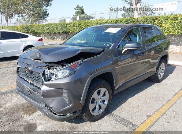 2T3H1RFV2NC195613 2022 TOYOTA RAV4 Gray Առջևի ձախ երեք քառորդ տեսարան