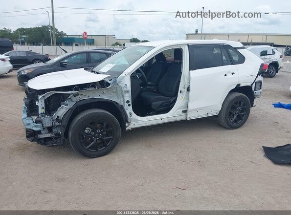 2T3H1RFV2NC204519 2022 TOYOTA RAV4 White წინა მარცხენა ხედი სამი მეოთხედიდან