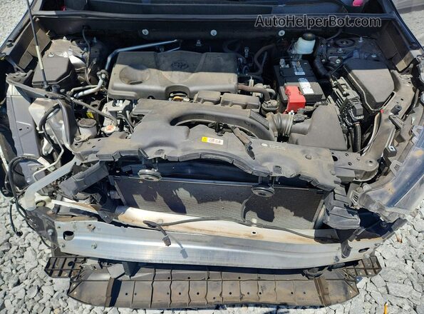 2T3H1RFV3KW040496 2019 TOYOTA RAV4 Gray Սալոնի հետևի տեսք