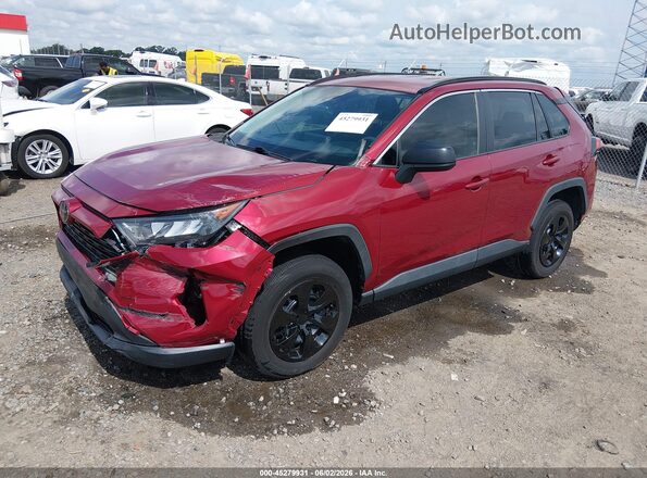 2T3H1RFV3LW075329 2020 TOYOTA RAV4 Red წინა მარცხენა ხედი სამი მეოთხედიდან