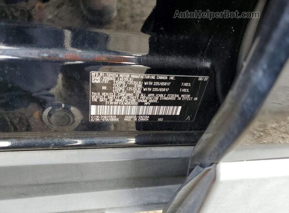 2T3H1RFV3LW083950 2020 TOYOTA RAV4 Black 
