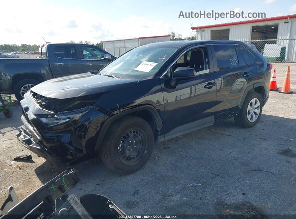 2T3H1RFV3SW419708 2025 TOYOTA RAV4 Black Առջևի ձախ երեք քառորդ տեսարան