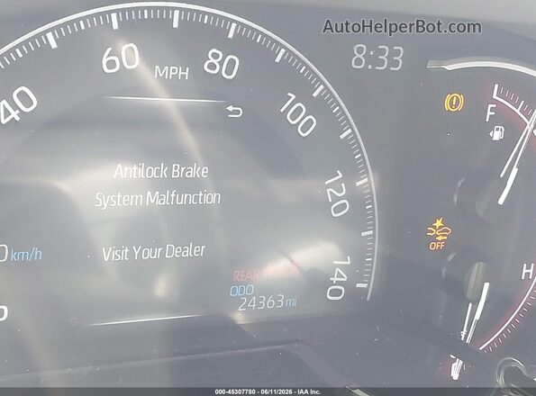 2T3H1RFV3SW419708 2025 TOYOTA RAV4 Black Հետևի նստատեղերի տեսք