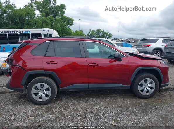 2T3H1RFV4LW069815 2020 TOYOTA RAV4 Maroon Rear interior view
