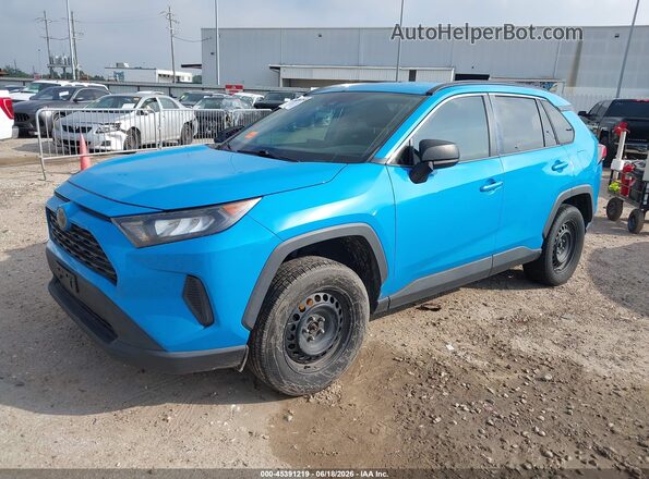 2T3H1RFV4LW070866 2020 TOYOTA RAV4 Blue წინა მარცხენა ხედი სამი მეოთხედიდან
