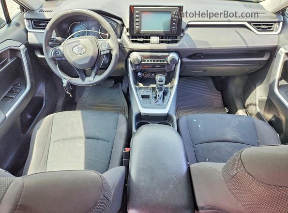 2T3H1RFV5KW003840 2019 TOYOTA RAV4 Gray Widok deski rozdzielczej