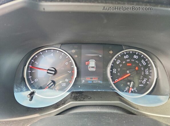 2T3H1RFV5KW034439 2019 TOYOTA RAV4 Gray Սարքավորումների վահանակի տեսք