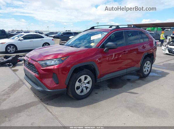 2T3H1RFV5LC044522 2020 TOYOTA RAV4 Red Vista tres cuartos delantera izquierda