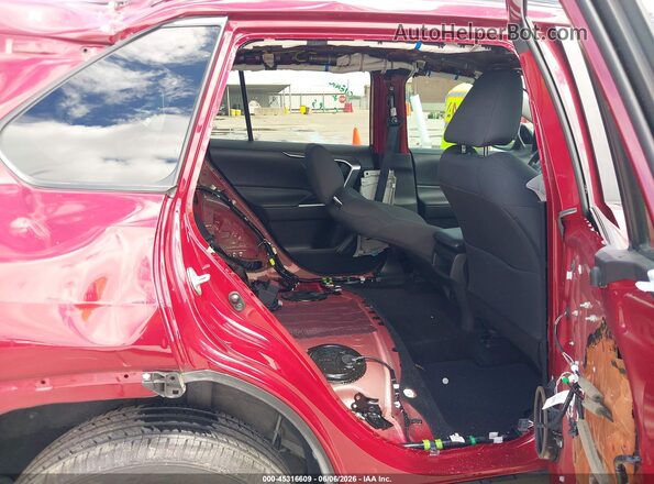 2T3H1RFV5LC044522 2020 TOYOTA RAV4 Red Vista de la etiqueta del VIN