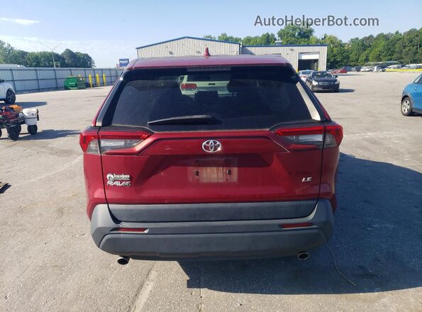 2T3H1RFV5NW211091 2022 TOYOTA RAV4 Red Rear view