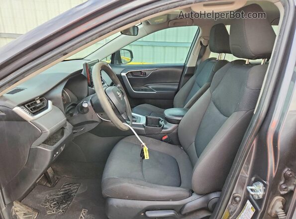2T3H1RFV5NW216081 2022 TOYOTA RAV4 Угольный Вид салона спереди