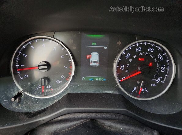 2T3H1RFV5NW216081 2022 TOYOTA RAV4 Угольный Вид щитка приборов