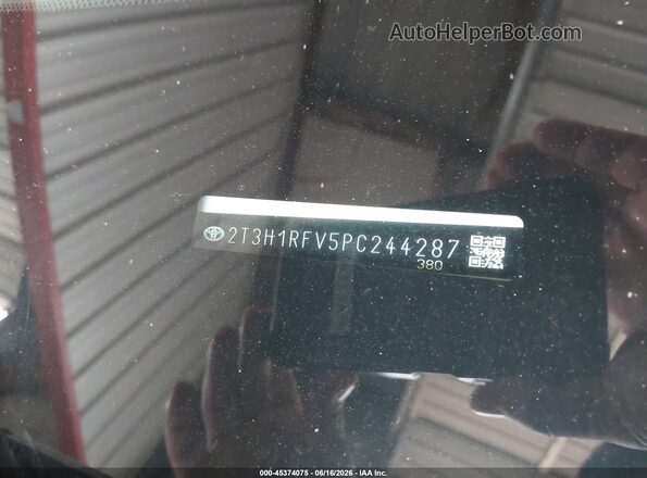 2T3H1RFV5PC244287 2023 TOYOTA RAV4 White Շարժիչի բաժամունքի տեսք