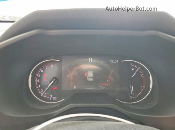 2T3H1RFV5RW346724 2024 TOYOTA RAV4 Gray Սարքավորումների վահանակի տեսք